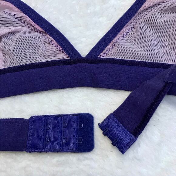 Anthropologie Real Underwear NWT Triangle Mesh Bra Women S - Picture 11 of 15